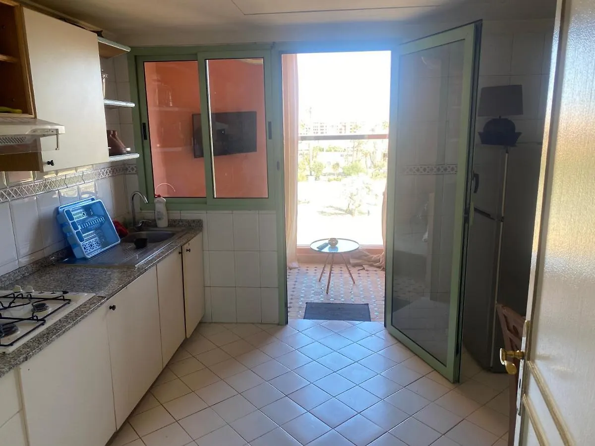 Lägenhet Appartment Le Bleu Marrakesh Marocko
